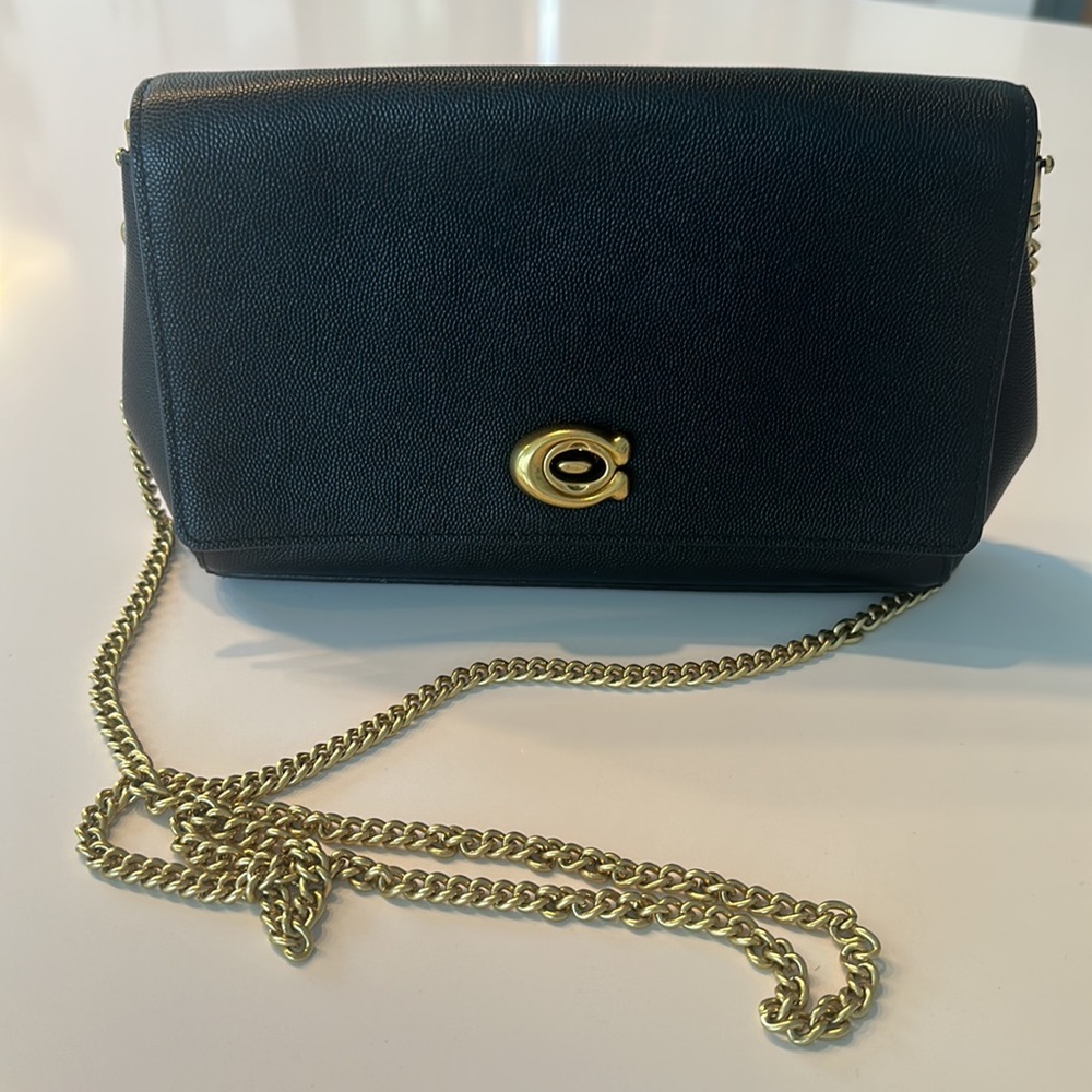 Coach black cross body bag
